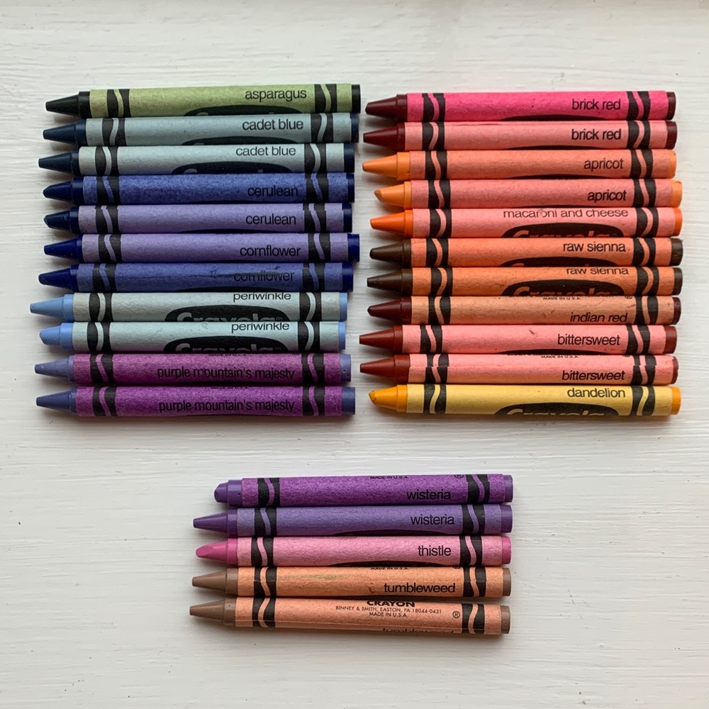 Retired Crayola Crayons Lot